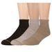 3 Pairs of Gold Toe Mens High Performance Ankle Socks, Assorted Style Sports Sock (Assorted A)