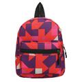 Winnereco Vintage Women Printing Canvas Backpack Preppy Style Small Rucksacks (D)