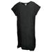 Isaac Mizrahi Live! Dress Sz M Cotton Gauze V-Neck Black A378230
