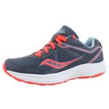 Women's Grid Cohesion 11 Grey / Viz Red Ankle-High Mesh Running Shoe - 6.5M