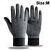 Winter Gloves,Touch Screen Running Thermal Driving Warm Gloves Grey M