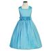 Sweet Kids Turquoise Taffeta Special Occasion Flower Girl Dress 6M-12