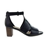 Clarks Kaylin60 Glad (Wide) Women's Heels Black Leather 26150378-W