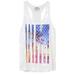 Victoria's Secret PINK Bling USA Flag Beach T-shirt Tank Top White