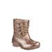 Josmo Rose Gold Glitter Winter Duck Boots (Toddler Girls)