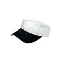 Mcap Sports Pro Style Cotton Twill Visor, Self-fabric Strap