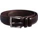 Florsheim Men's Big-Tall Pebble Grain Leather Belt 32MM, Brown, 48