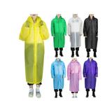 Waterproof Jacket EVA Button Hooded Raincoat Rain Coat Poncho Rainwear Men Women
