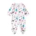 Livingsenburg Newborn Baby Boy Romper Footie Long Sleeve Zipper Sleeping Bag