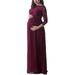 Womens Lace Prom Gown Maternity Maxi Dress Wedding Party Dress Photography Prop Clothes