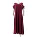 Kelly Clinton Kelly Petite Cold Shoulder Knit Maxi Dress Women's A304710