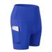 Zuiguangbao Women Casual Fitness Shorts Fashion Blue Slim Elastic Shorts Female High Waist Sport Shorts Quick Drying Women Clothingï¼ŒS