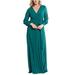 Chiffon Maternity Dress Long Sleeve Breastfeeding Nursing Dress Long Style Women Wedding Dress with Waistband