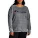 Champion Women's Plus Size Powerblend Graphic Crewneck Sweatshirt