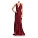 Betsy & Adam Womens Lace Formal Evening Dress