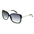 Nine West Black Large Square Sunglasses With Stones