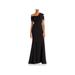 Eliza J Womens Off-The-Shoulder Trumpet Formal Dress