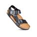 Wazshop Women Lady Sports Lightweight Sandals Double Buckle Strap Summer Leather Flat Sandals