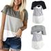 Women Short Sleeve Cotton Maternity Clothes Breastfeeding T-shirt Nursing Top