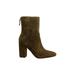 Nine West Womens Windsor Leather Round Toe Ankle Fashion Boots