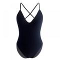 Saient Women Swimwear Sexy High Cut One Piece Swimsuit Backless Swim Suit Thong Bathing Suit