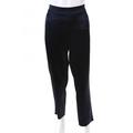 Pre-ownedSt. John Womens Emma High Rise Solid Print Cropped Trousers Navy Blue Size 8