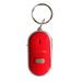 LED Beeping Flashing Light Key Finder Find Lost keychain Whistle Sound Control Keyring Gift