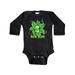 Inktastic New Bean Cute Sleeping Bean in Leaves and Vines Infant Long Sleeve Bodysuit Unisex