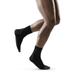 CEP WP5BVX: Men's Black/Dark Grey Short Socks 3.0 (4.0 Ankle 9-10.25 in / 22.5-26 cm (US Men 10-12 US Women 8.5-11))