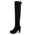 UKAP Womens Knee High Sexy Party Club Casual Boots Stiletto Heel Round Toe Shoes Size