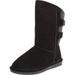 Bearpaw Women's Boshie Black Wool Lined Knit Back Warm Fashion Winter Boot