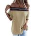 Colisha Cold Shoulder Tops for Women Summer Short Sleeve Tunic T Shirt Casual Loose Blouses