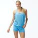 Beach House Women's Cliff Walk Lila Racerback 2 in 1 Tankini Top Inspire Blue 6 / Blue