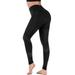 DODOING Womens Sport Compression Fitness Active Leggings Running Yoga Jogging Gym Pants Waist Pants Exercise Workout High Stretchy and High Waist Trousers, Black/ Green/ Grey