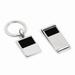 Silver-pltd With Carbon Fiber Money Clip & Key Ring Gift Set(Length: 25.5mmWidth :4mm)