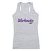 W Republic 557-414-HGY-04 University of Wisconsin-Whitewater Script Tank Top for Women, Heather Grey - Extra Large