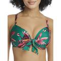 Pour Moi Womens Paradiso Bikini Top Style-17500-GREEN Swimsuit