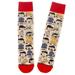 Peanuts Lucy Through the Years Novelty Crew Socks