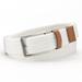 Men's Grand Slam Braided Stretch Golf Belt White