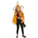 Girls Holiday Costume 3 Piece Dress Set Little Girls, Orange Witch, Size: One Size