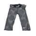 Nike GIrls Dri-FIT Training Compression Leggings Black Gray Size Small 7-8