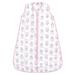 Hudson Baby Boy and Girl Muslin Sleeping Bag, Clouds and Hearts, 18-24 Months