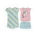 Delia's Girl Girls' Magical Unicorn 3-Piece Nightgown Pajamas Set (Little Girls)