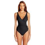 Gottex Gold Standard Jezebel Surplice One Piece Swimsuit