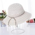 Atralife Visor Lace Cutout Sunhat Spring Summer Causal Match-All Fisherman Hat Folding Sun Protection Beach Hat For Women