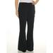 CALVIN KLEIN Womens Black Striped Formal Pants Size: 12