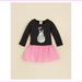 Lily Bleu Infant Girls' Penguin Tutu Dress, Black/Pink, 12 Months