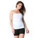 InstantFigure Womenâ€™s Firm Compression Shaping Strapless Bandeau Top