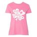 Inktastic Happy St. Patrick's Day 2021 Shamrock Silhouette Adult Women's Plus Size T-Shirt Female Pink 2X