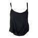 Black Blouson Yoga Brief Tankini Swimsuit Women's